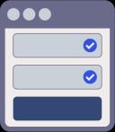 Person searching Google for legal help